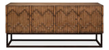 Aztec Brown Sideboard On Stand