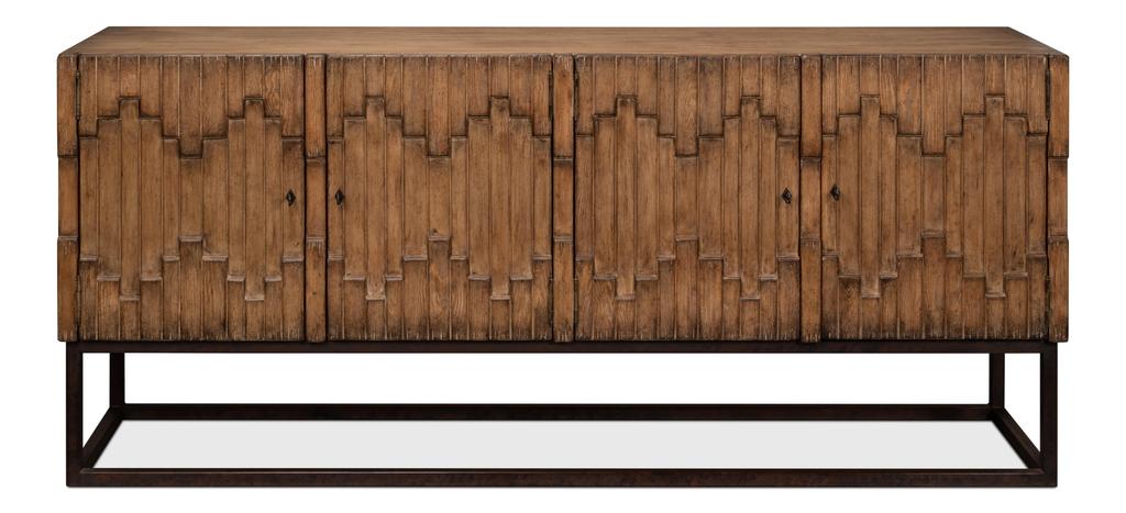 Aztec Brown Sideboard On Stand