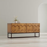Aztec Brown Sideboard On Stand