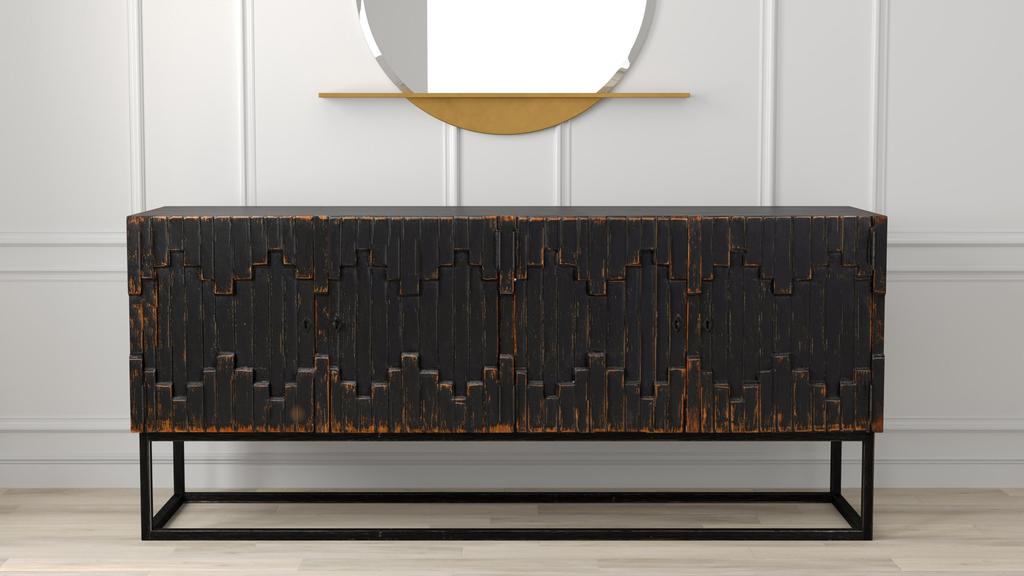 Aztec Black Sideboard