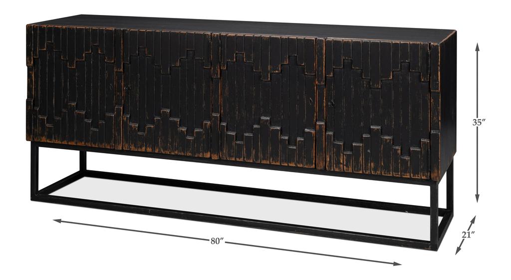 Aztec Black Sideboard