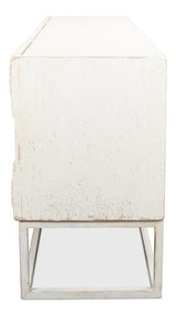 Aztec White Sideboard On Stand