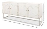 Aztec White Sideboard On Stand