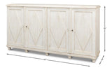 Beecher White Sideboard With 4 Doors