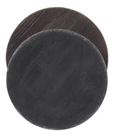 Sculpted Classics Grey Upturned Goblet Side Table