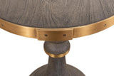 Sculpted Classics Grey Upturned Goblet Side Table