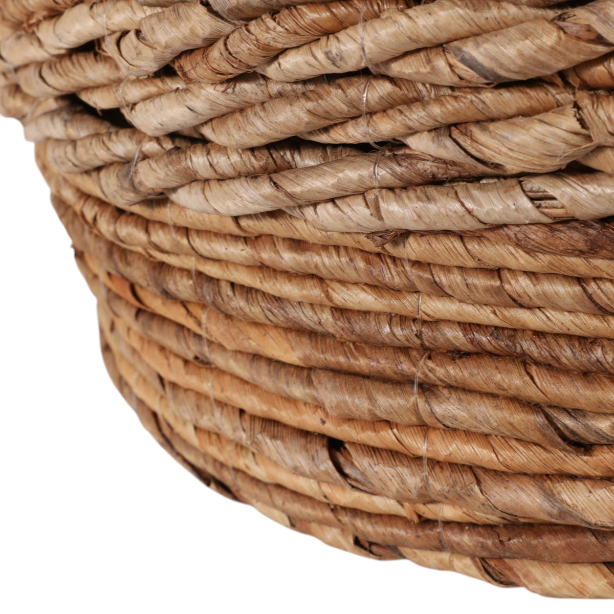 Joshua Tree Natural Round Banana Leaf Baskets (Set of 4)