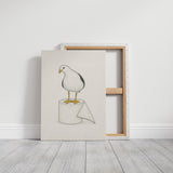 Seagull on a Toilet Roll