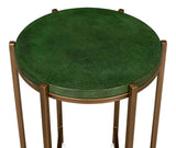 Hobart Green Side Table