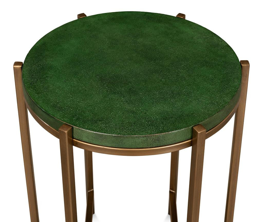 Hobart Green Side Table