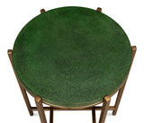 Hobart Green Side Table