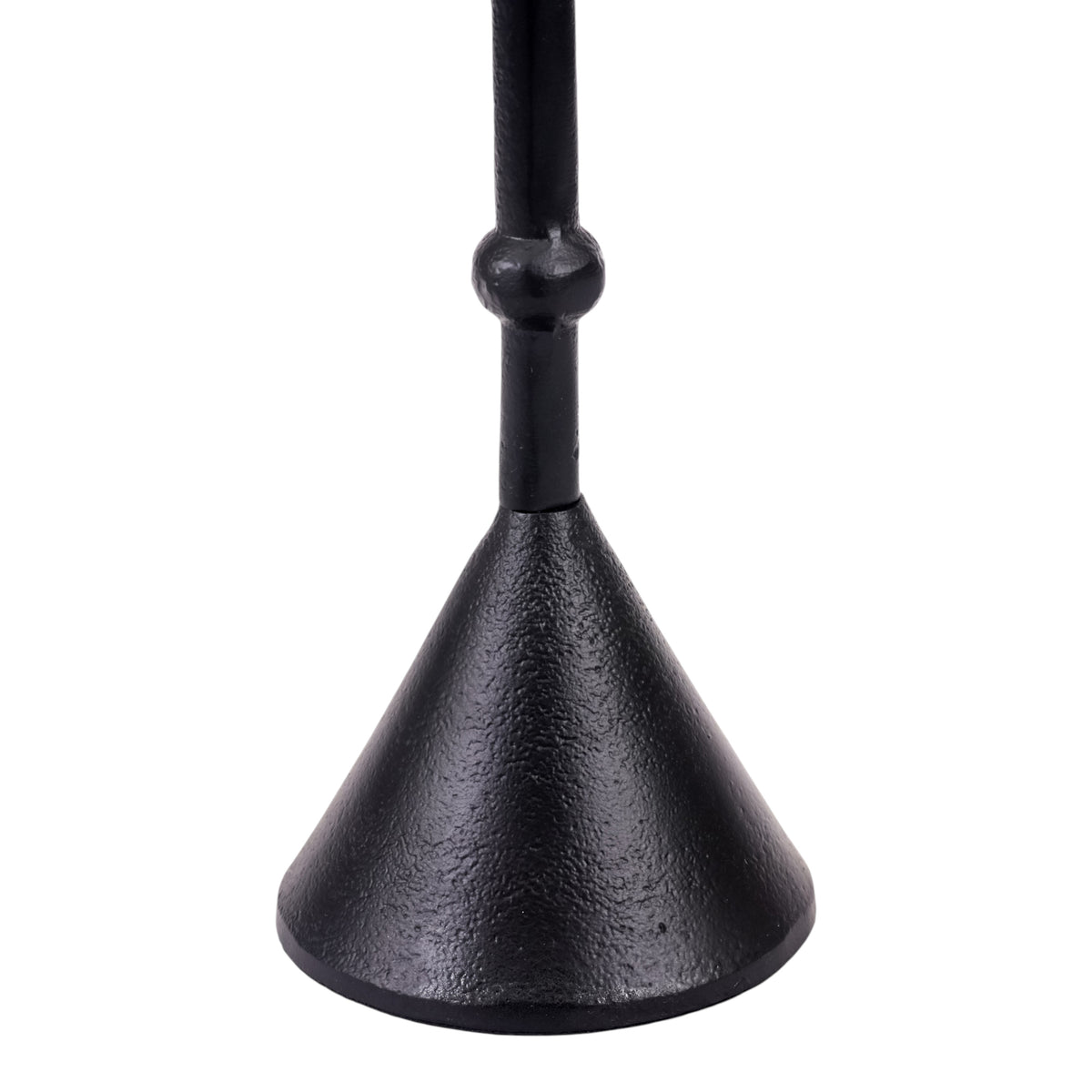 Grayson Black Large Modern Dot Taper Holder