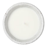 Agra White Crackle Santal Candle
