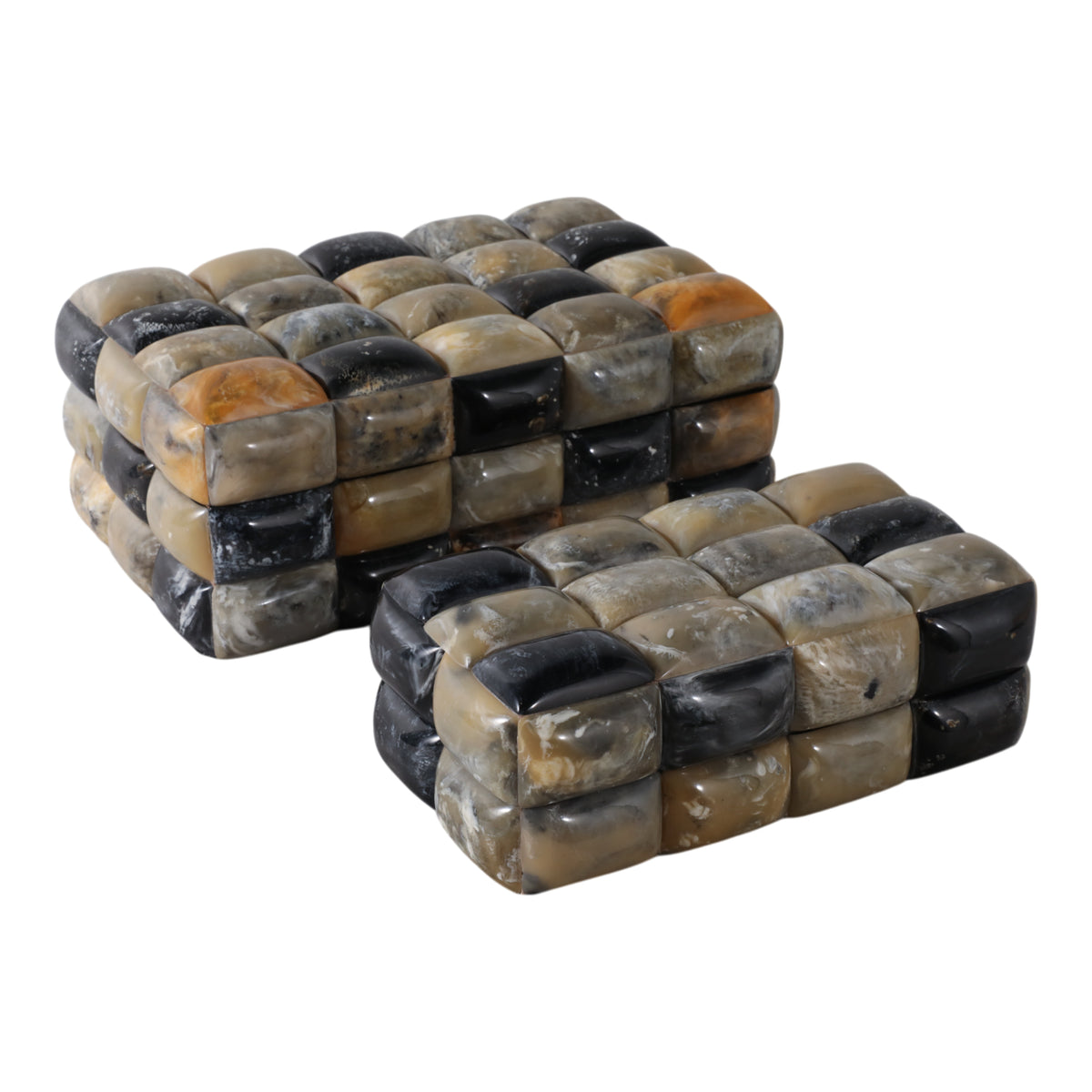 Prospero Multicolor 3d Horn Look Boxes (Set of 2)
