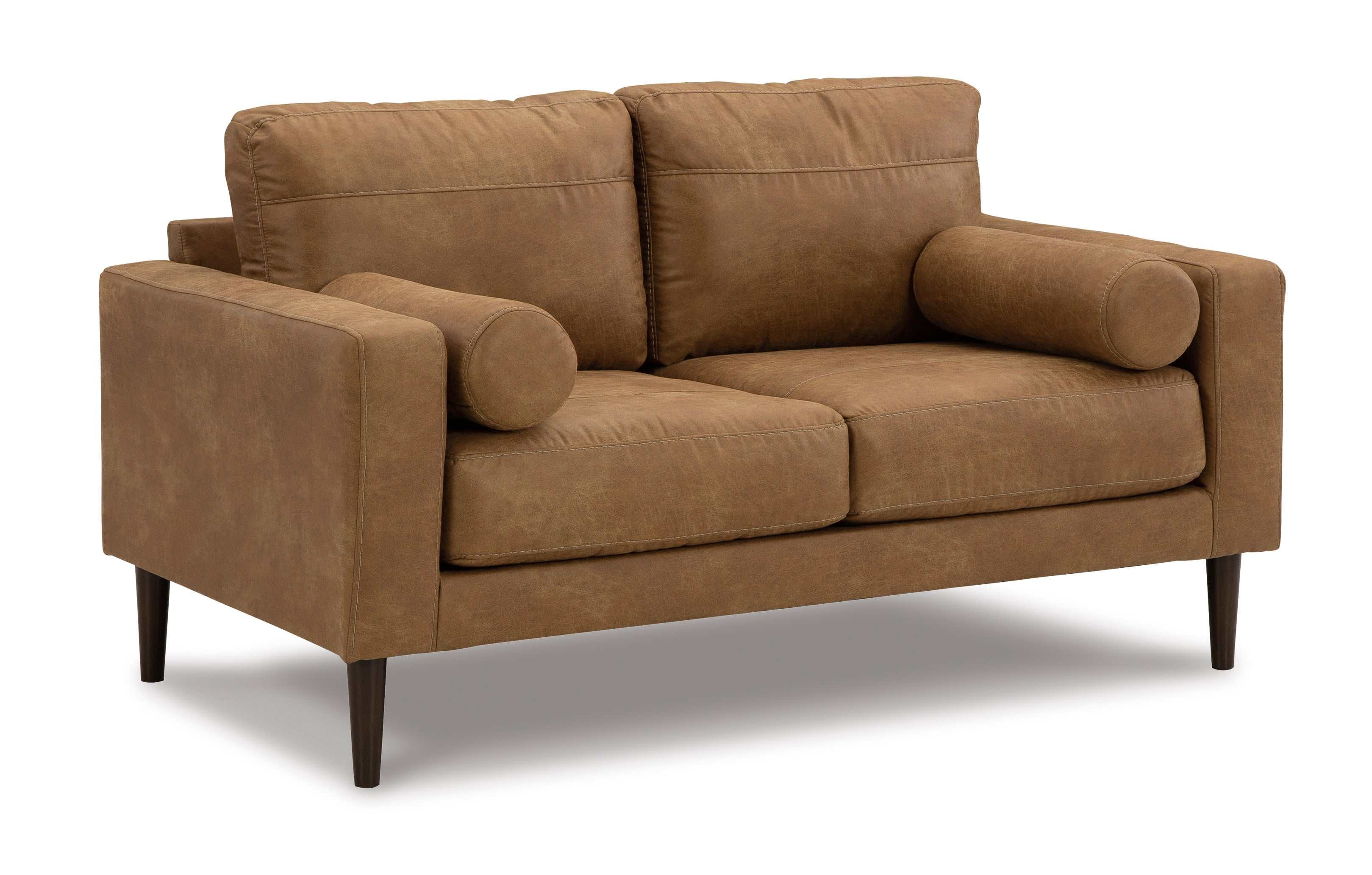 Telora Caramel Loveseat - Ornate Home