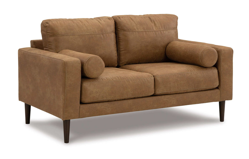 (Online Special Price) Telora Caramel Loveseat - Ornate Home