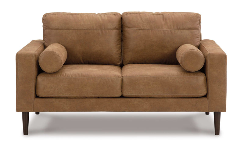 (Online Special Price) Telora Caramel Loveseat - Ornate Home