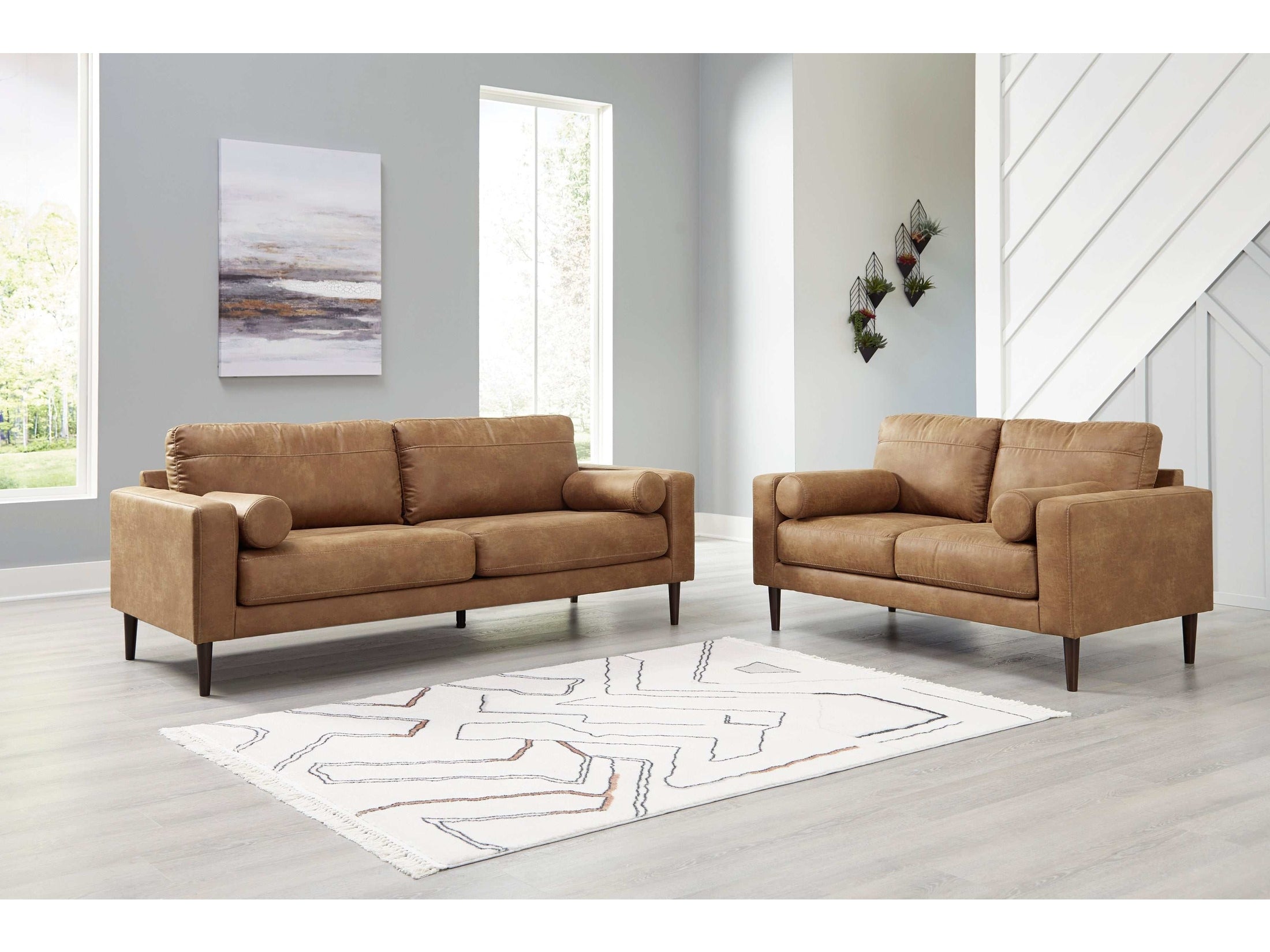 Telora Caramel Living Room Sets - Ornate Home