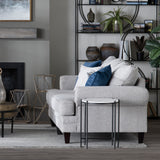 Talley Black/White Accent Table