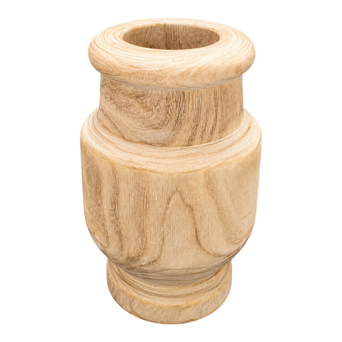 Menifee Natural Traditional Wood Vase
