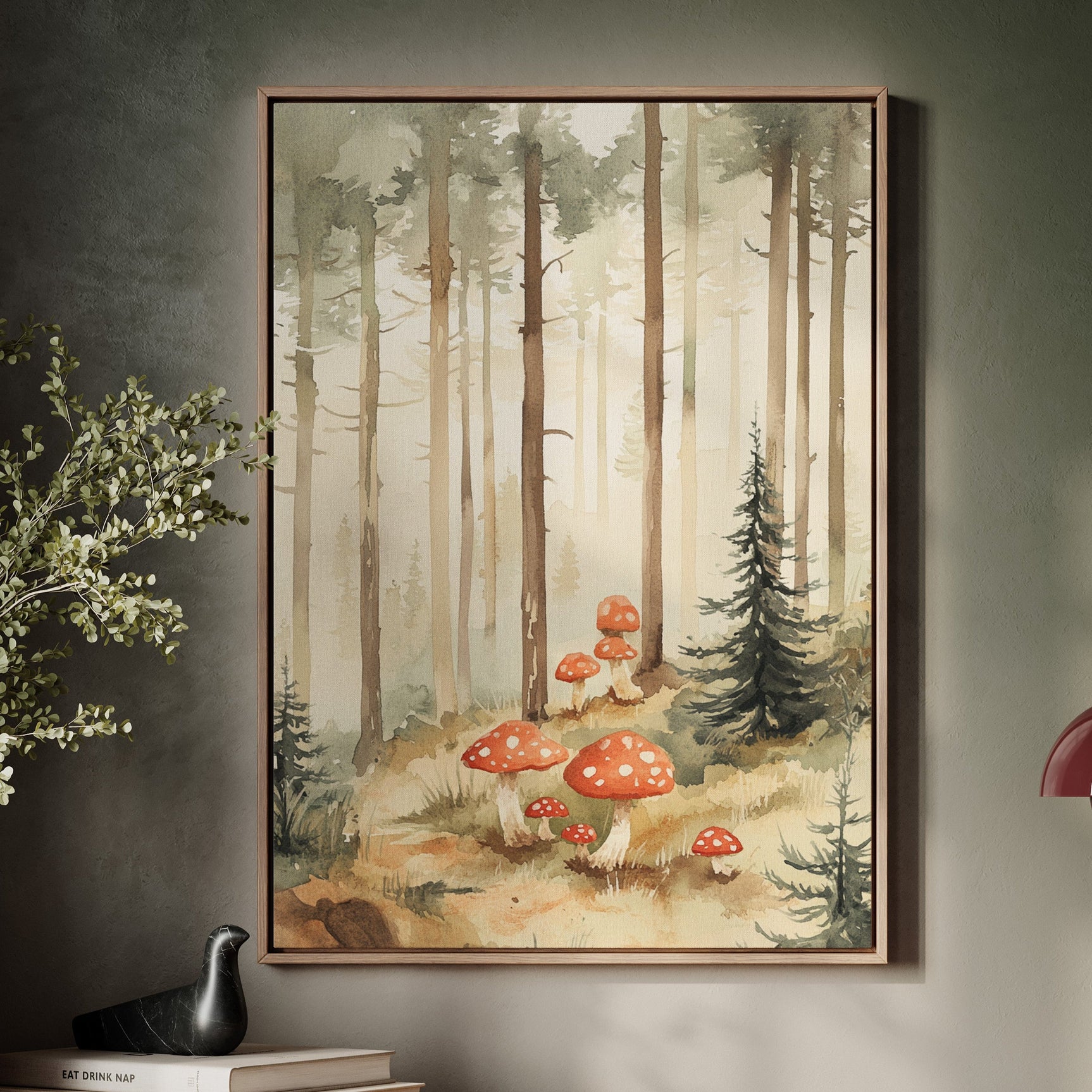 Mushroom Serenade in the Pines