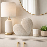 Sylvanburn Gold Scratched Heart Decor - 13216-07EC
