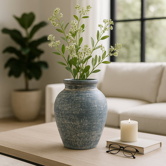 Carlinrose Blue/White Medium Vase