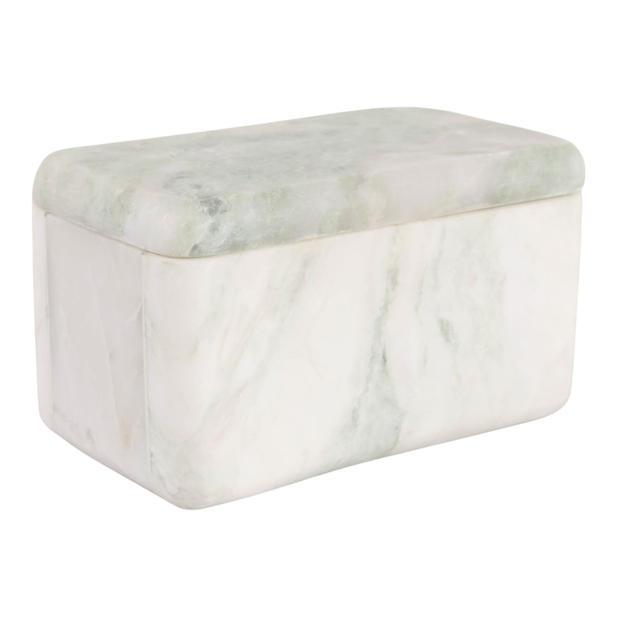 La Quinta Ivory/Green Marble Box