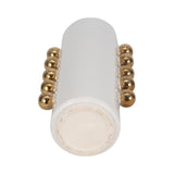 Garsonham White/Gold Vase