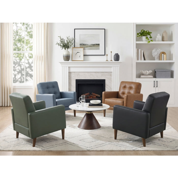 Riva Green Accent Chair