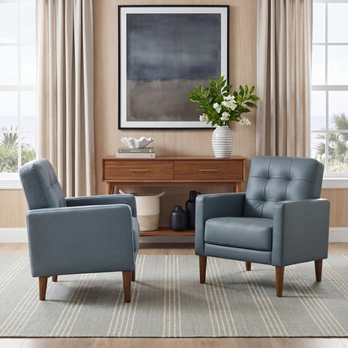 Riva Green Accent Chair