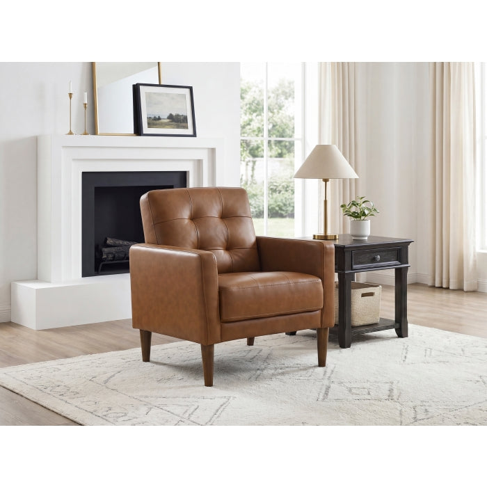 Riva Brown Accent Chair