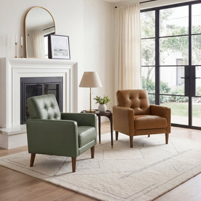 Riva Brown Accent Chair