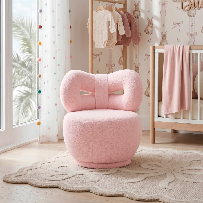 Mallow Brown Kid's Swivel Chair