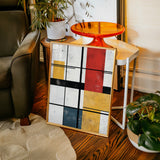Modular Rhythm – Abstract Primary Color Grid Art