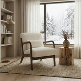 Twill Blue Accent Chair