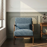 Twill Green Accent Chair