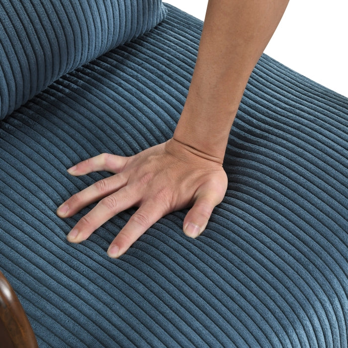 Twill Green Accent Chair