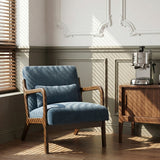 Twill Green Accent Chair