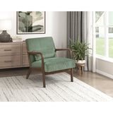Twill Brown Accent Chair