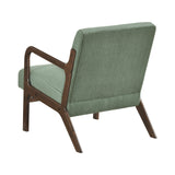 Twill Brown Accent Chair