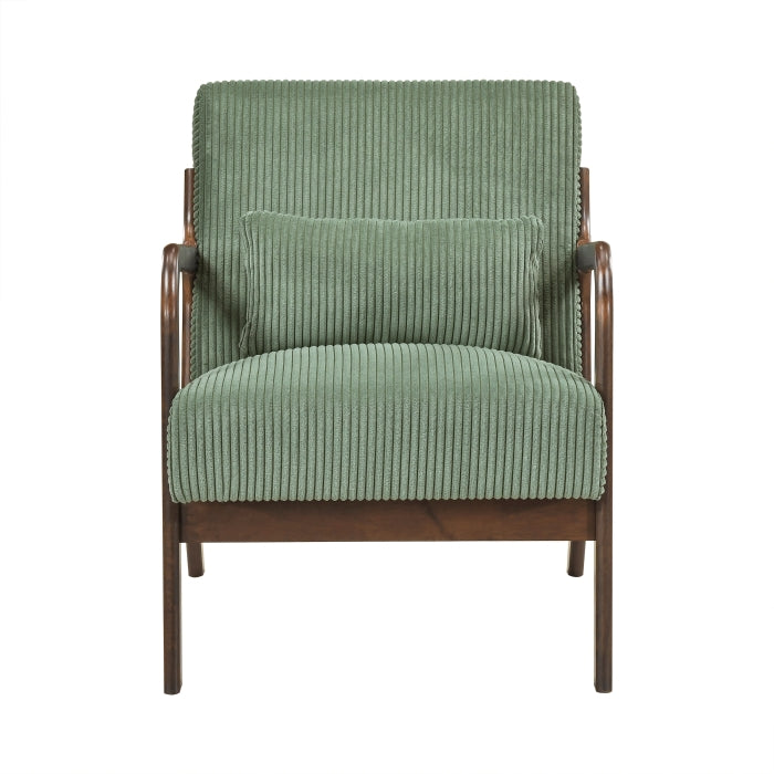 Twill Brown Accent Chair
