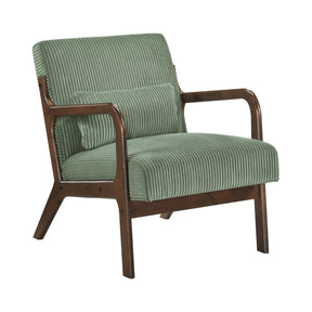Twill Brown Accent Chair