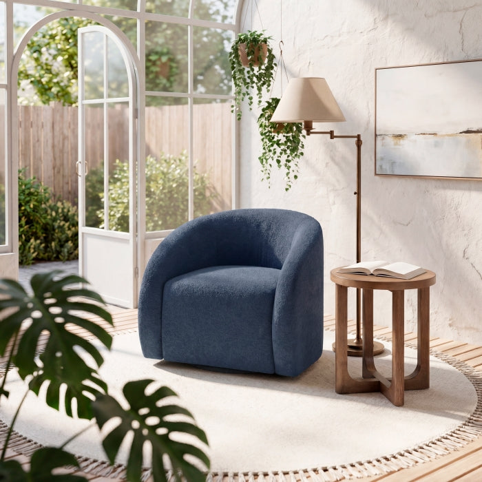 Cocoon Gray Swivel Chair