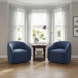 Cocoon Gray Swivel Chair