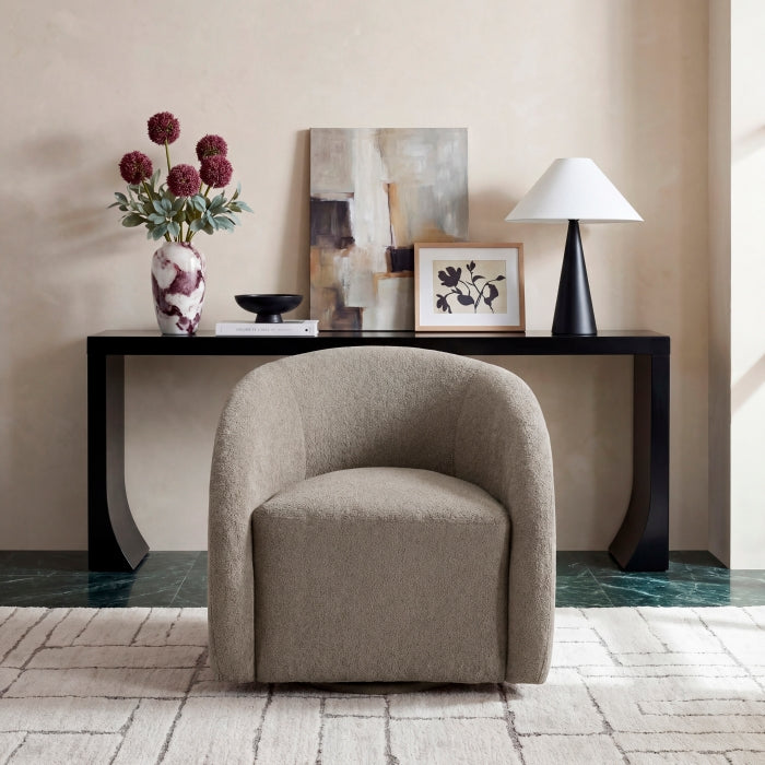 Cocoon Brown Swivel Chair