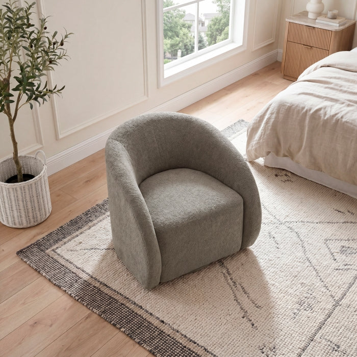Cocoon Brown Swivel Chair