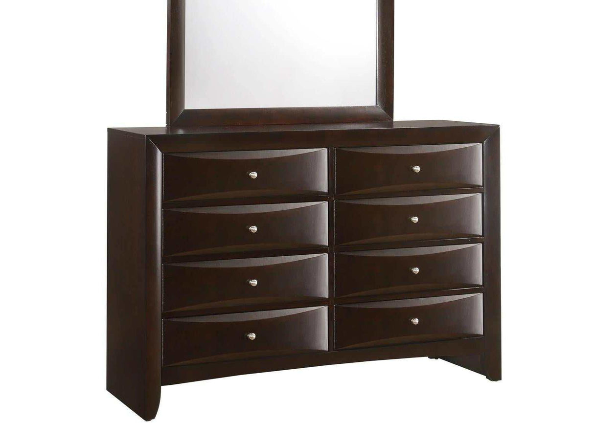 Emily Dark Cherry Dresser - Ornate Home