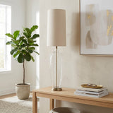 Sheltonbrook Clear/Ivory/Gold Lamp