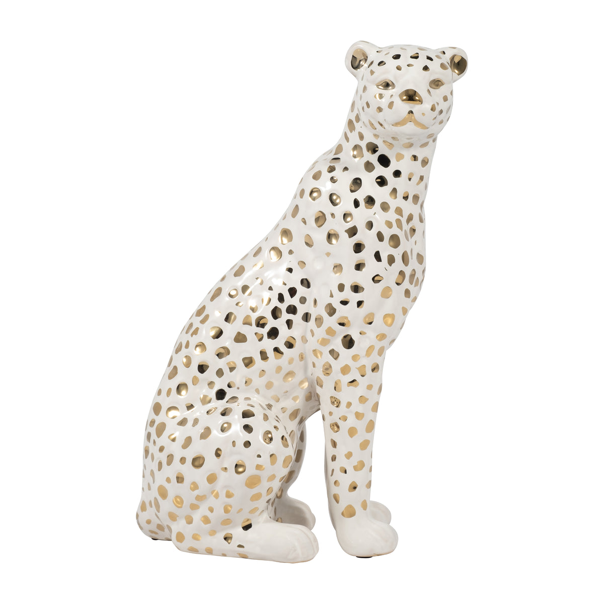 Trentonrun White/Gold Sitting Decor - 15878EC